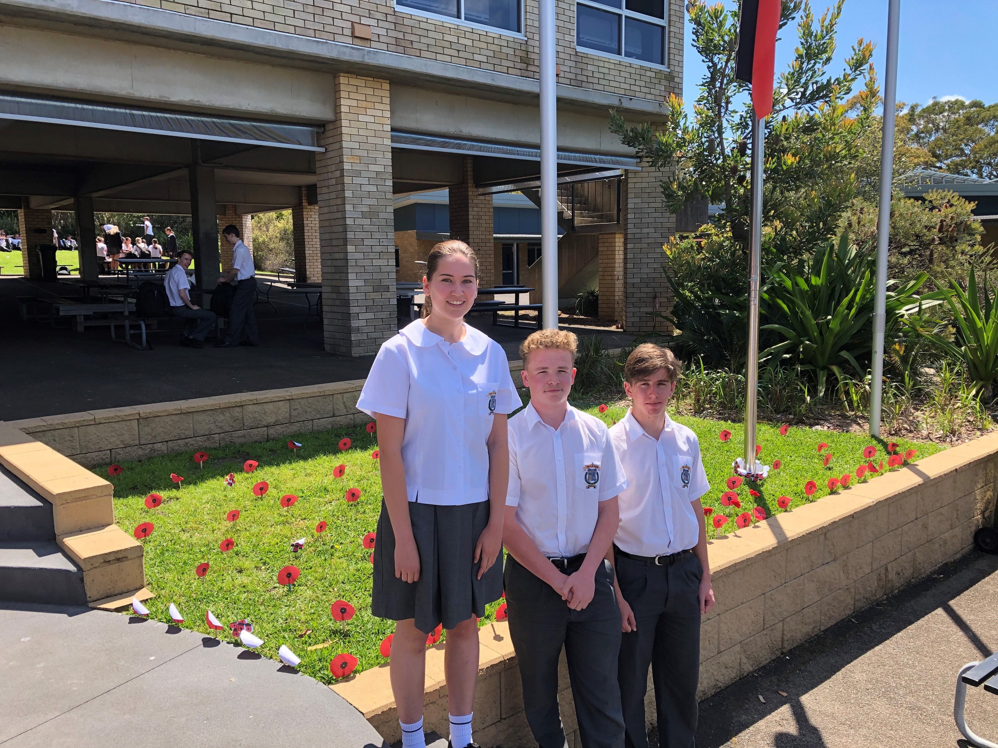 De La Salle Cronulla commemorate Remembrance Day De La Salle Cronulla commemorate Remembrance Day